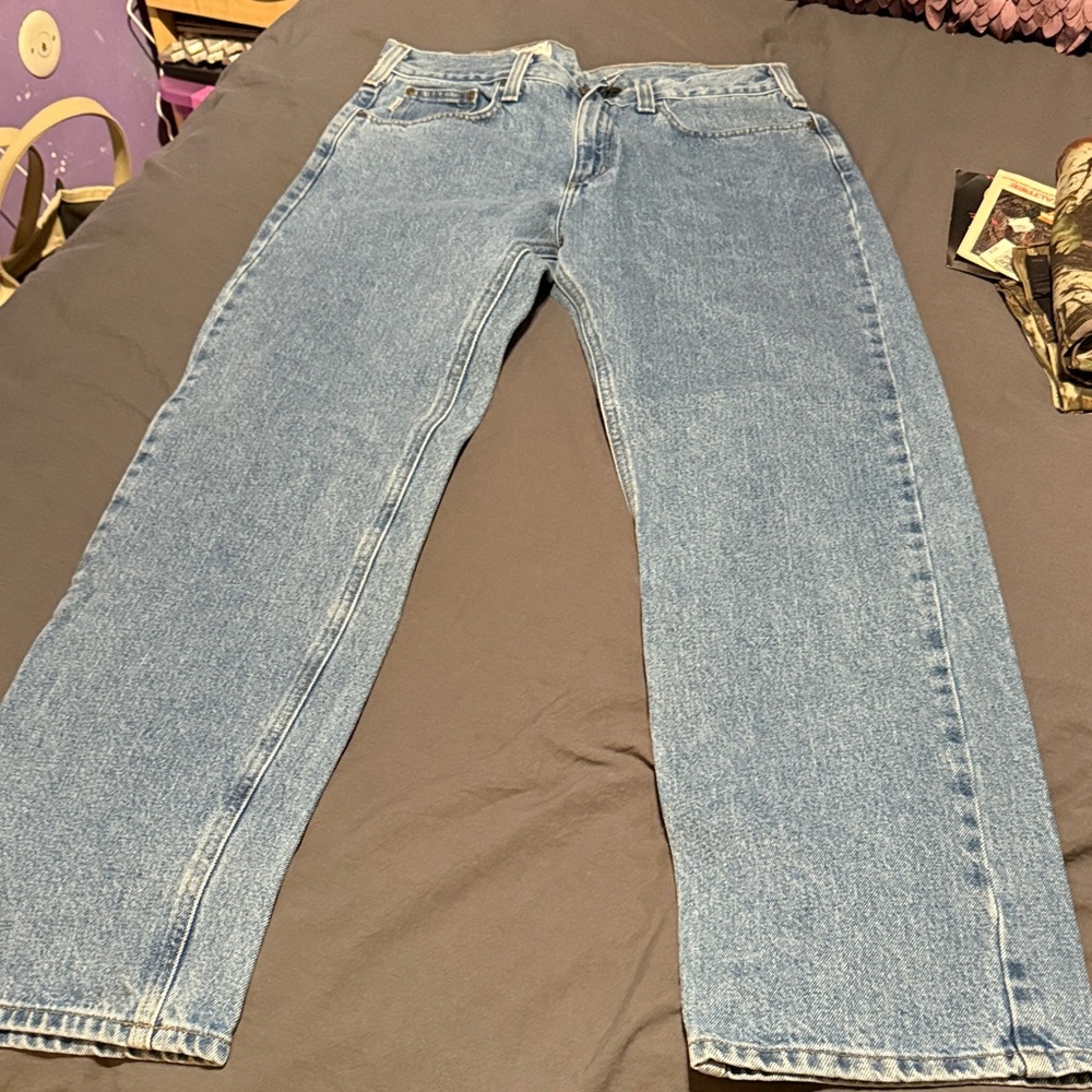 Carhartt Men's Light Blue Straight Jeans